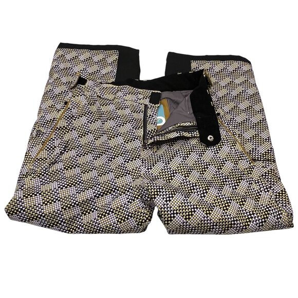 Obermeyer Snowboard Pants, Mini Check, 12 - Picture 6 of 14